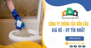 【Top 10】Công ty thông tắc bồn cầu tại Tp Pleiku uy tín nhất