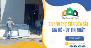 【Top 10】Dịch vụ thợ sửa cửa sắt tại Gò Vấp uy tín nhất