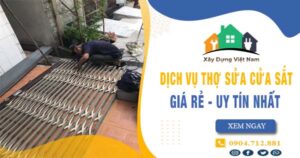 【Top 10】Dịch vụ thợ sửa cửa sắt tại Huyện Ba Vì uy tín