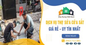 【Top 10】Dịch vụ thợ sửa cửa sắt tại huyện Đan Phượng uy tín