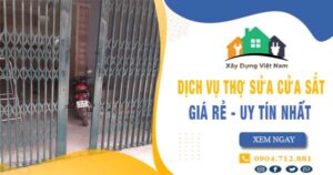 【Top 10】Dịch vụ thợ sửa cửa sắt tại huyện Thạch Thất uy tín