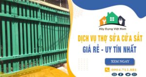 【Top 10】Dịch vụ thợ sửa cửa sắt tại huyện Thanh Oai uy tín