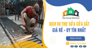 【Top 10】Dịch vụ thợ sửa cửa sắt tại quận 11 uy tín nhất