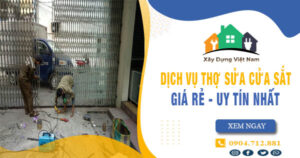 【Top 10】Dịch vụ thợ sửa cửa sắt tại quận 8 uy tín nhất