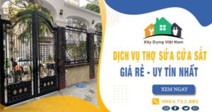 【Top 10】Dịch vụ thợ sửa cửa sắt tại quận Cầu Giấy uy tín