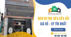 【Top 10】Dịch vụ thợ sửa cửa sắt tại quận Đống Đa uy tín