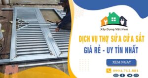 【Top 10】Dịch vụ thợ sửa cửa sắt tại quận Hà Đông uy tín