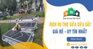 【Top 10】Dịch vụ thợ sửa cửa sắt tại quận Hoàng Mai uy tín