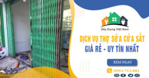 【Top 10】Dịch vụ thợ sửa cửa sắt tại Tân Phú uy tín nhất