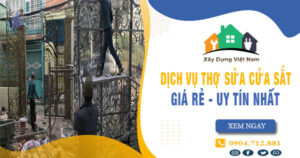 【Top 10】Dịch vụ thợ sửa cửa sắt tại Thủ Dầu Một uy tín nhất